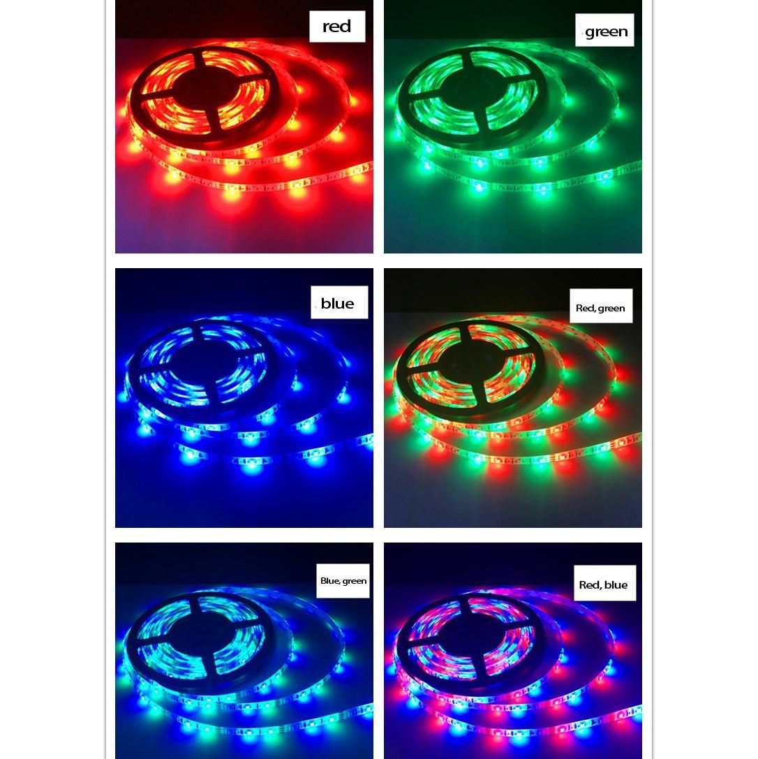 LED Light is Not Waterproof 2835 RGB 24 Button Remote Control 5V Flexible Light with Bedroom Decoration Light, 1Meter