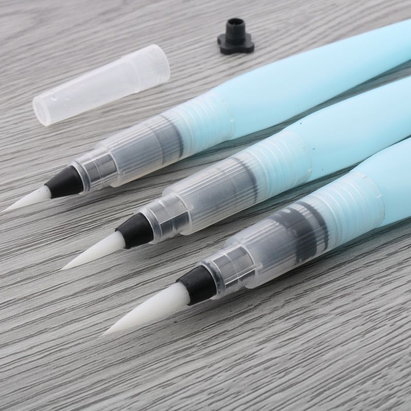 3pc Paint Brush Water Color Brush Pencil Soft Watercolor