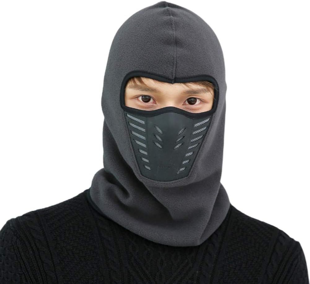 Outdoor Full Face  Neck Warmer Ski Cycling Balaclava  - Grey