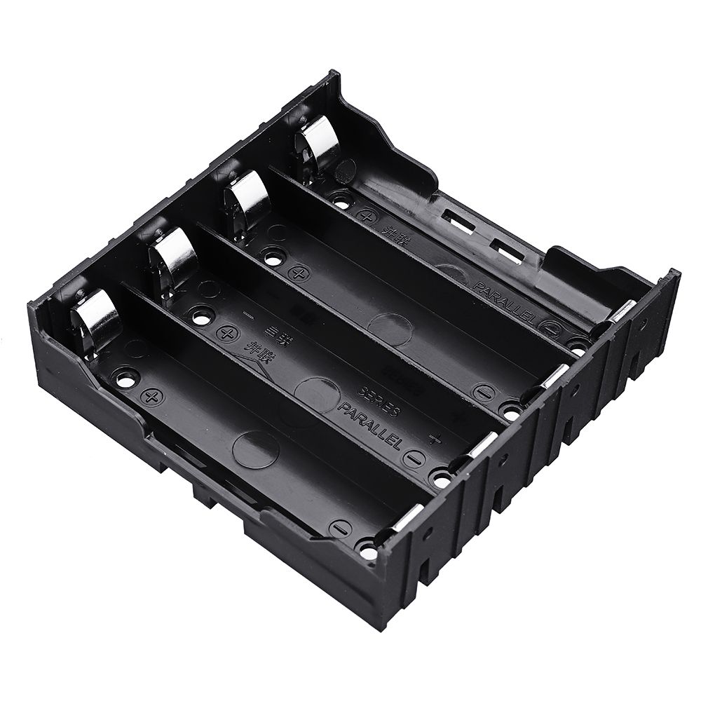 LEORY 4 Slots 18650 Battery Holder Plastic Case Storage Box For 4*3.7V 18650 Lithium