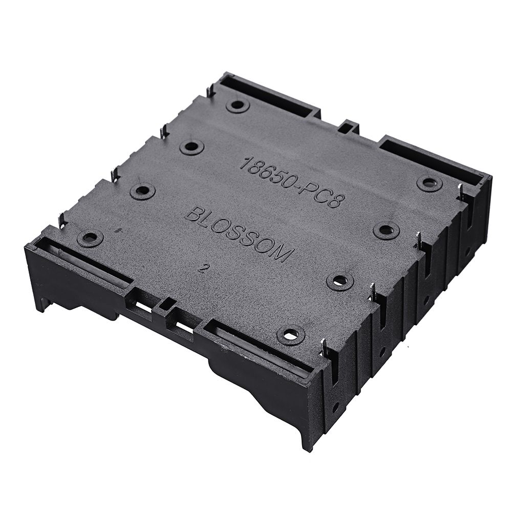 LEORY 4 Slots 18650 Battery Holder Plastic Case Storage Box For 4*3.7V 18650 Lithium