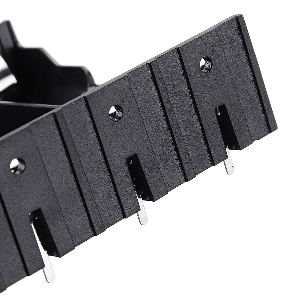 LEORY 4 Slots 18650 Battery Holder Plastic Case Storage Box For 4*3.7V 18650 Lithium