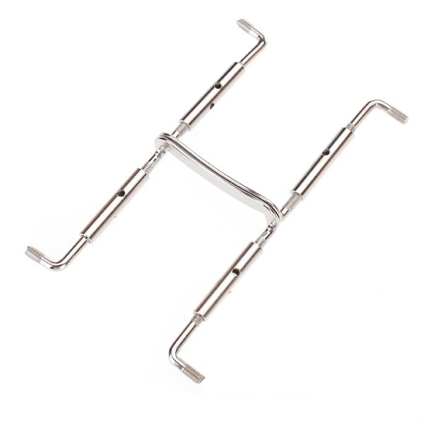 2pcs Silver Metal Chin Rest Clamp Screw For 44 Violin Easy To Install