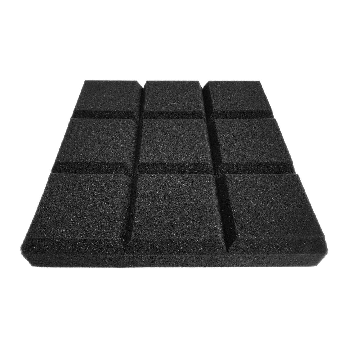 6pcs 12*12*2inch Studio Acoustic Foams Panels Sound Insulation Foam for Studio KTV Broadcast Family Theater