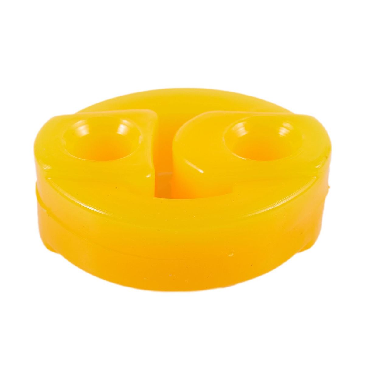 Rubber 2 Holes Car Muffler Exhaust Hanger Bushing 2 Pcs