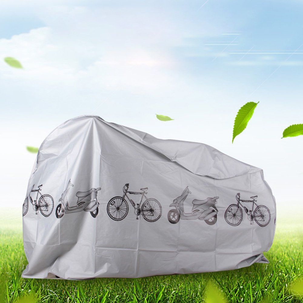 Bike Motorcycle Covers Dust Waterproof Outdoor Indoor Rain Protector Cover Gray