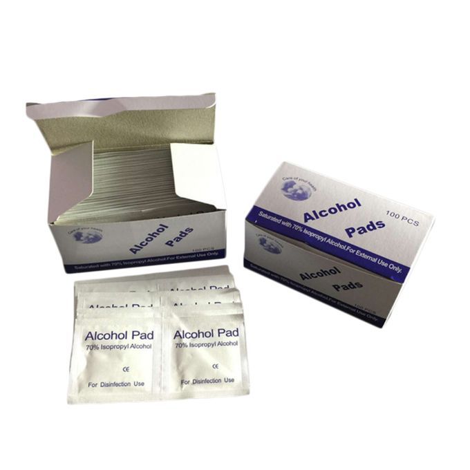 100PCS/Pack Disposable Alcohol Prep Pad Sterilization Swabs