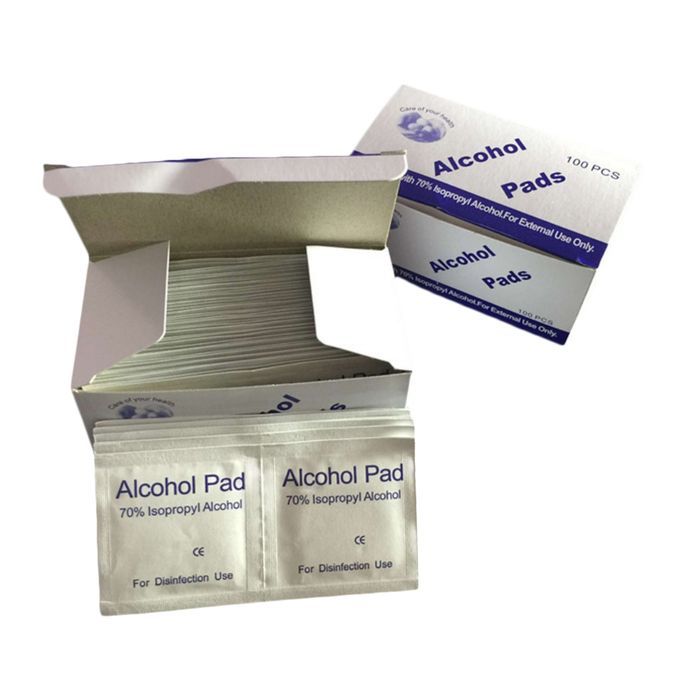 100PCS/Pack Disposable Alcohol Prep Pad Sterilization Swabs