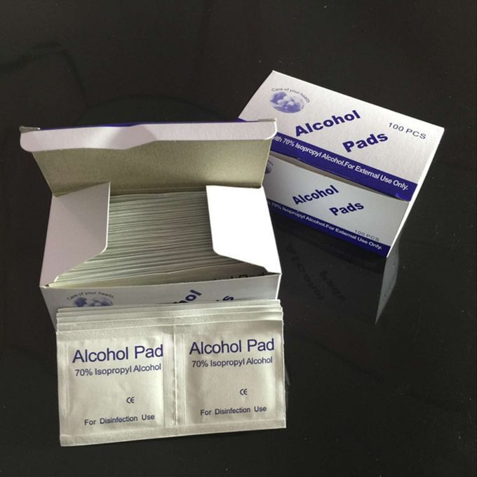 100PCS/Pack Disposable Alcohol Prep Pad Sterilization Swabs