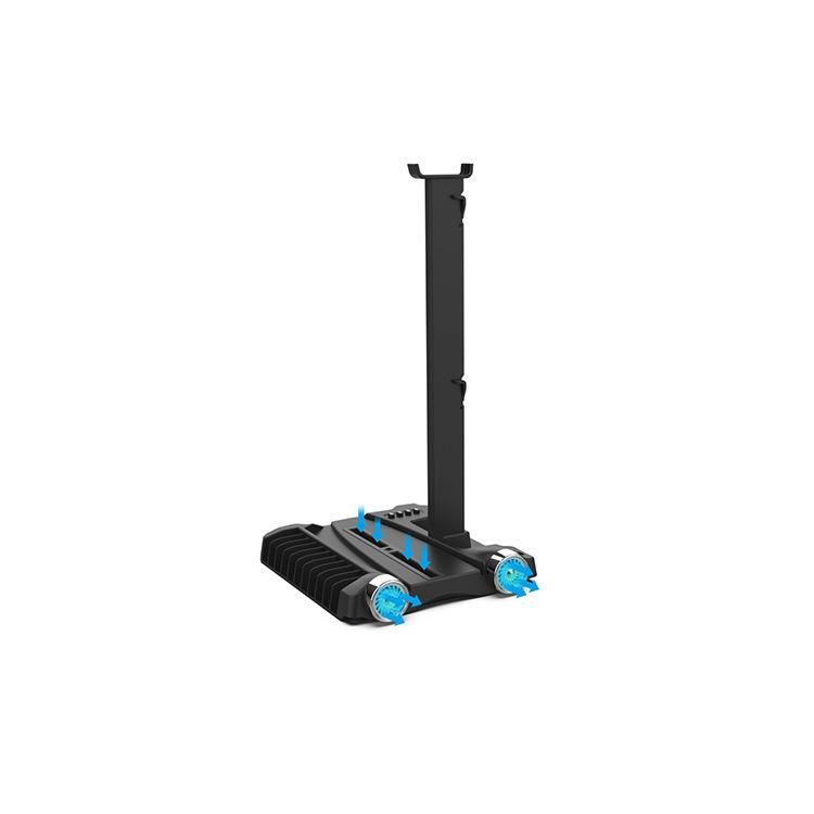 Game Console Charging Display Stand Game Console Charger Base with Disc Storage Rack for PS5