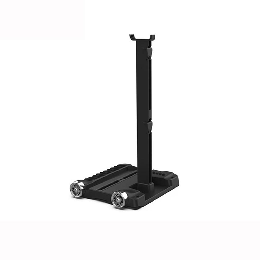 Game Console Charging Display Stand Game Console Charger Base with Disc Storage Rack for PS5