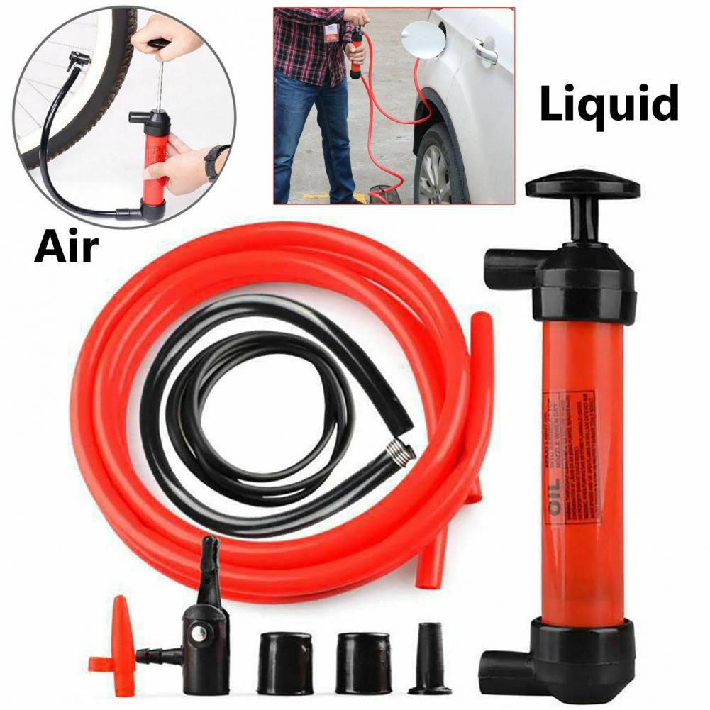 Multi-function Hand Pump Engine Oil Change Vacuum Pump For Motorcycle Red