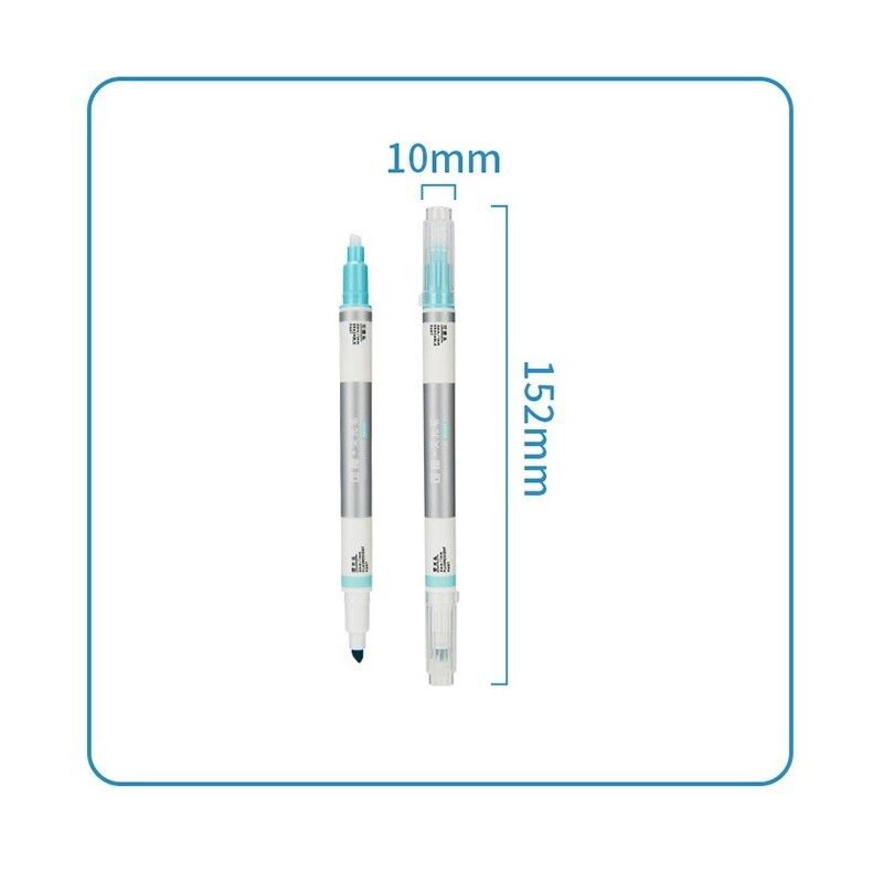 6pcs Erasable Highlighter Pens For Book Journal Dual