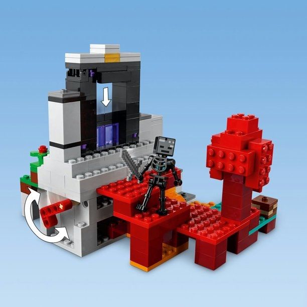 Minecraft The Ruined Portal 21172 Building Kit 316 Pcs