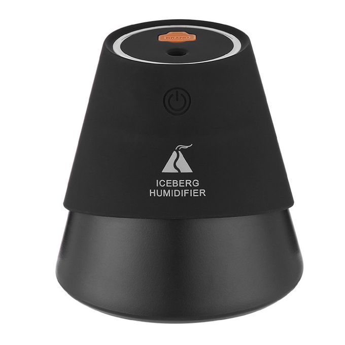 Mini Humidifier Creative Icebergs Design Mute Night-Black
