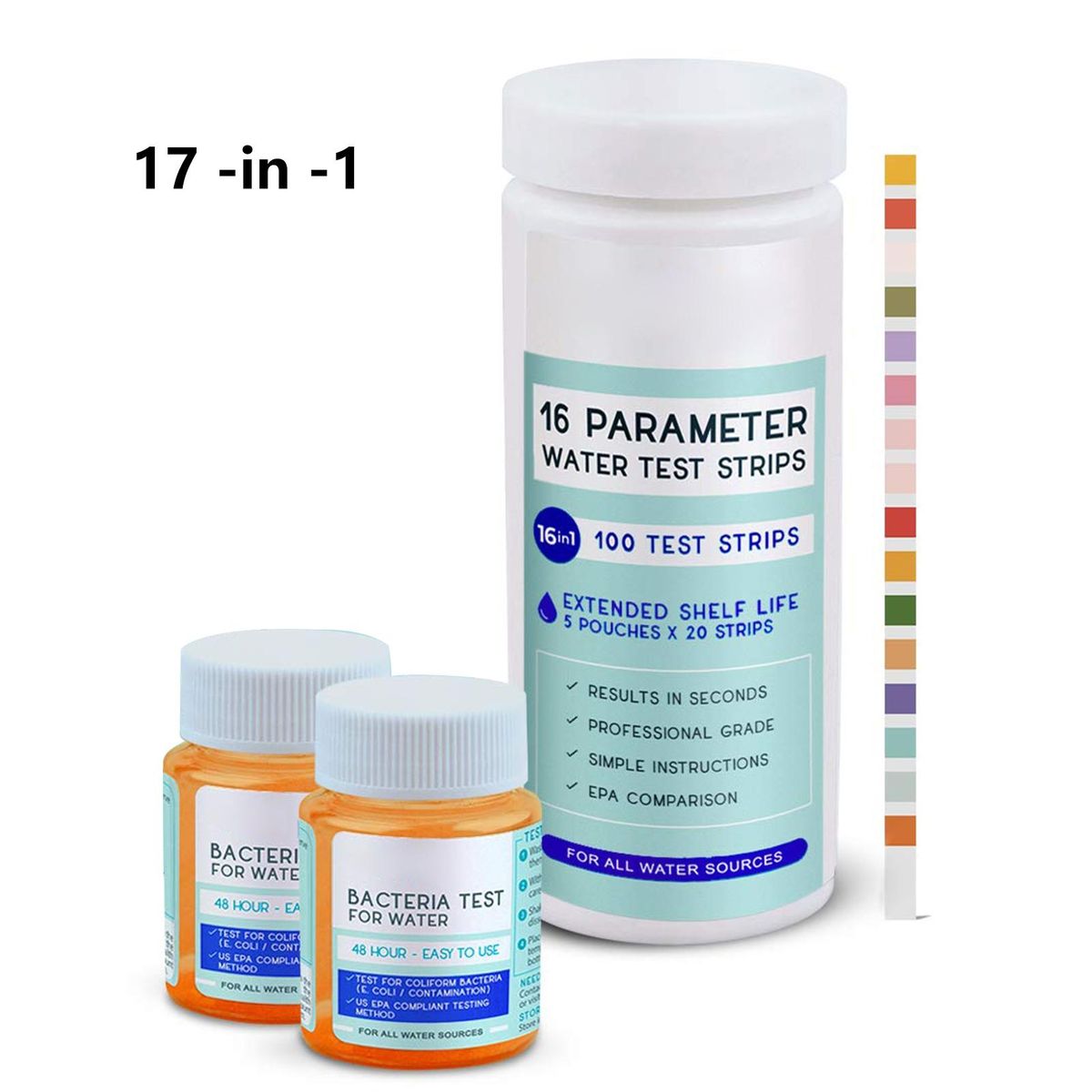 1 Set Water Quality Test Strips Water Testing Strips Drinking Water Test