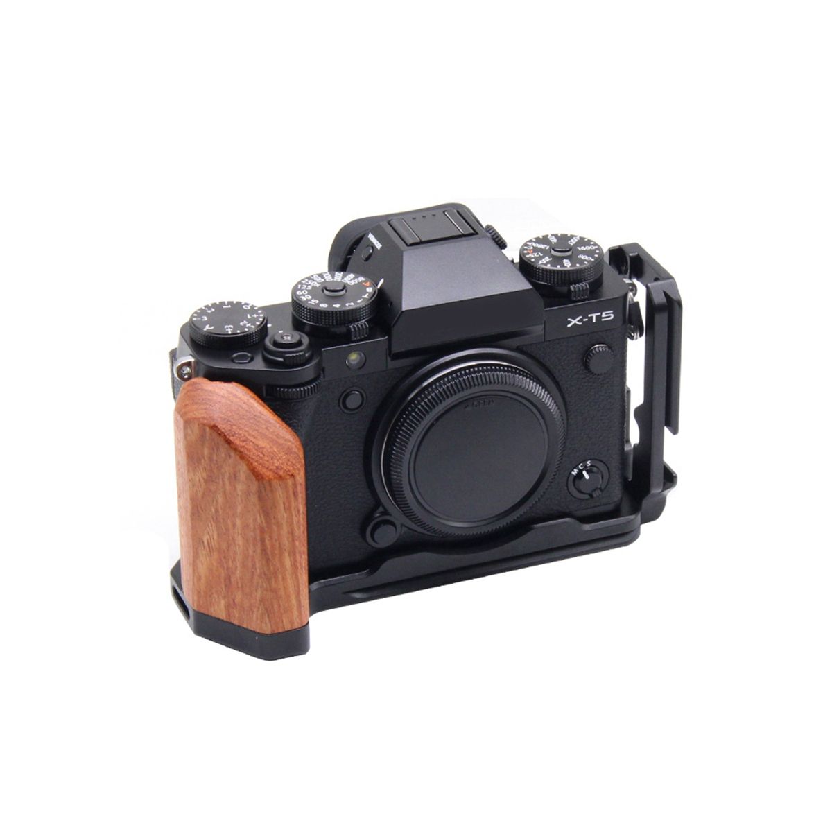 XT5 Extended Adjustable Vertical Quick Release L Plate Holder Hand Grip Tripod Bracket for Fujifilm X-T5 Digital Camera