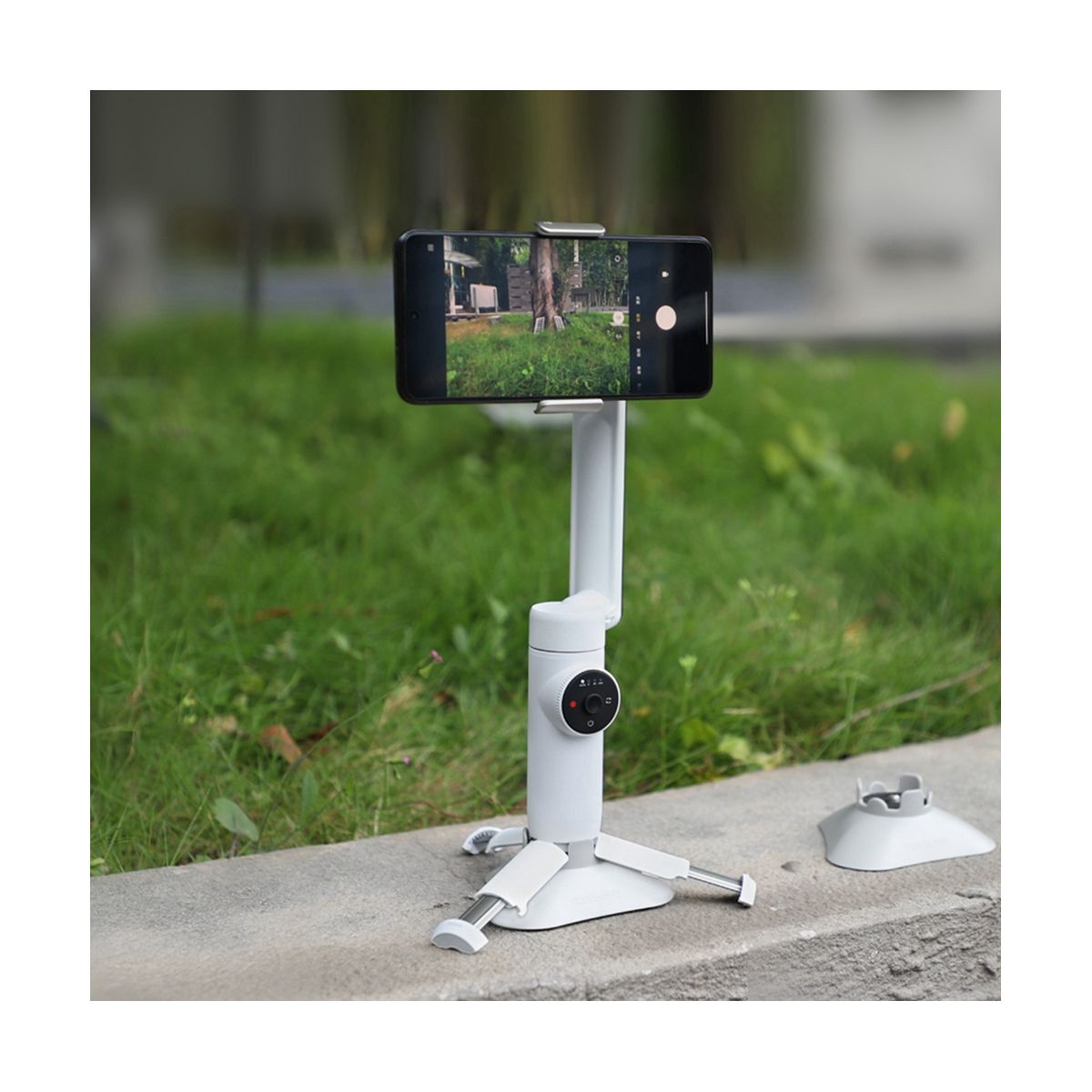 SUNNYLIFE for Insta360 Flow Support Base Handheld Gimbal Desktop Strengthen Base Stabilizer Mount Stand Accessories