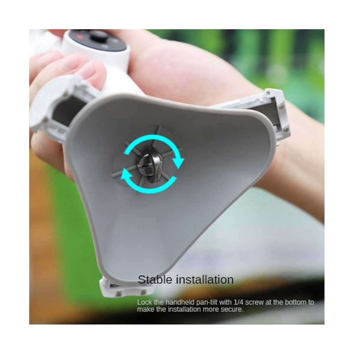 SUNNYLIFE for Insta360 Flow Support Base Handheld Gimbal Desktop Strengthen Base Stabilizer Mount Stand Accessories