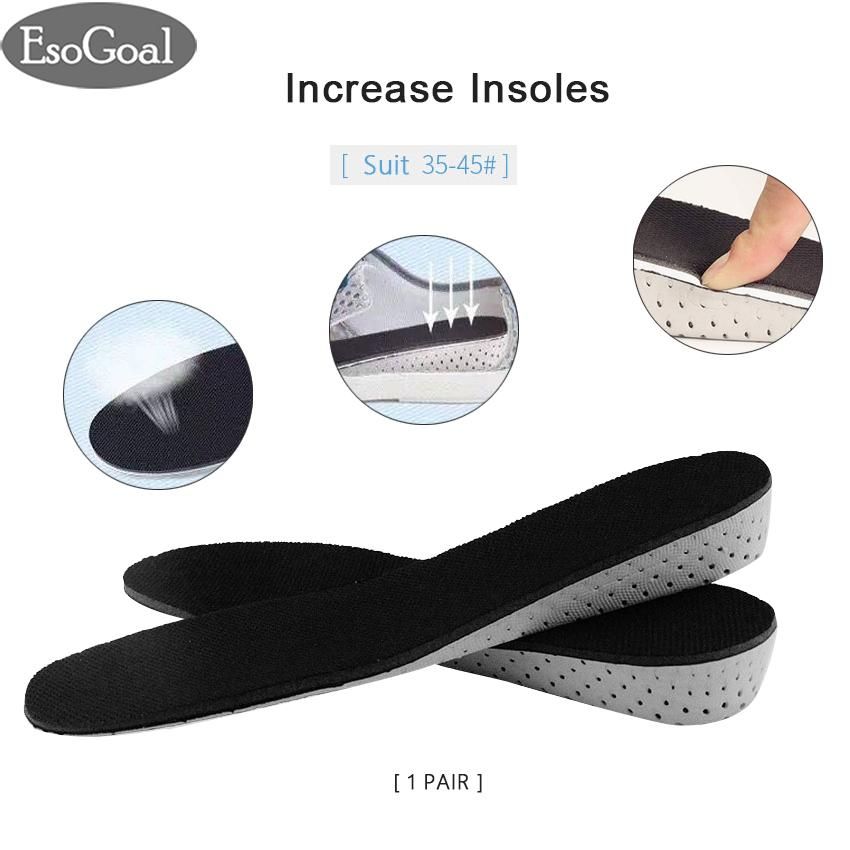 EsoGoal Height Increase Insoles Breathable Shoe Pads Unisex