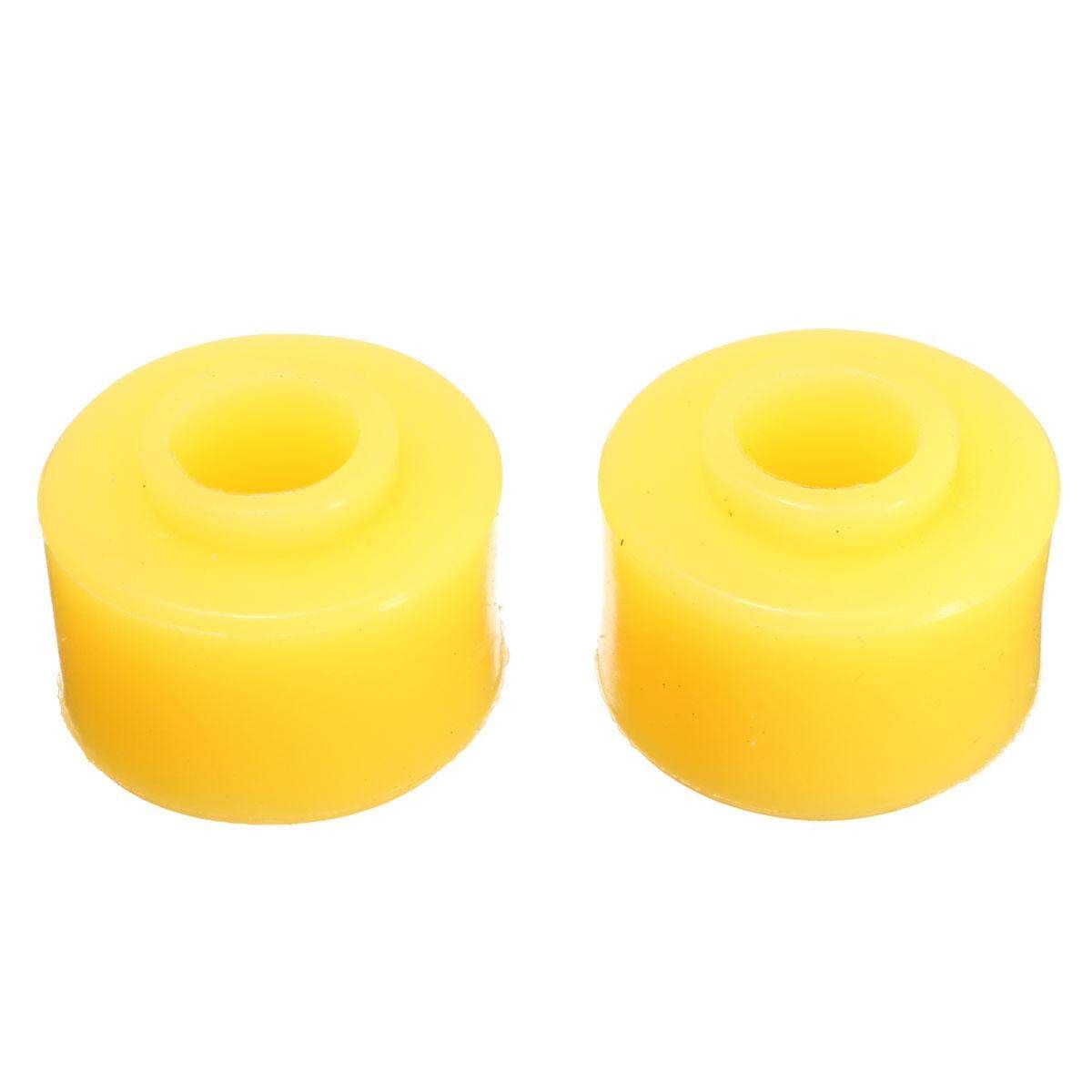 10 Pcs Vehicle Car Yellow Rubber Shock Absorber Bushings 10mm X 28mm X 20mm NEW