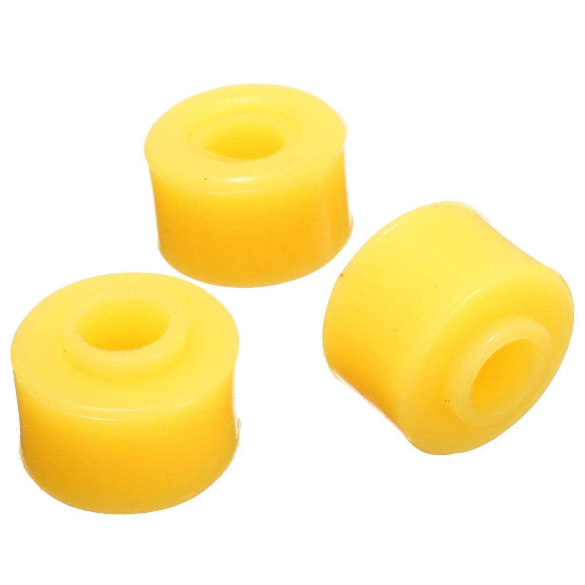 10 Pcs Vehicle Car Yellow Rubber Shock Absorber Bushings 10mm X 28mm X 20mm NEW