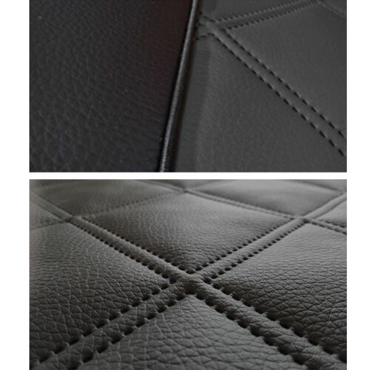 1 Seater / 5 Seater Front Rear Universal Car Full Seat Covers Protector PU Leather 1 Seater