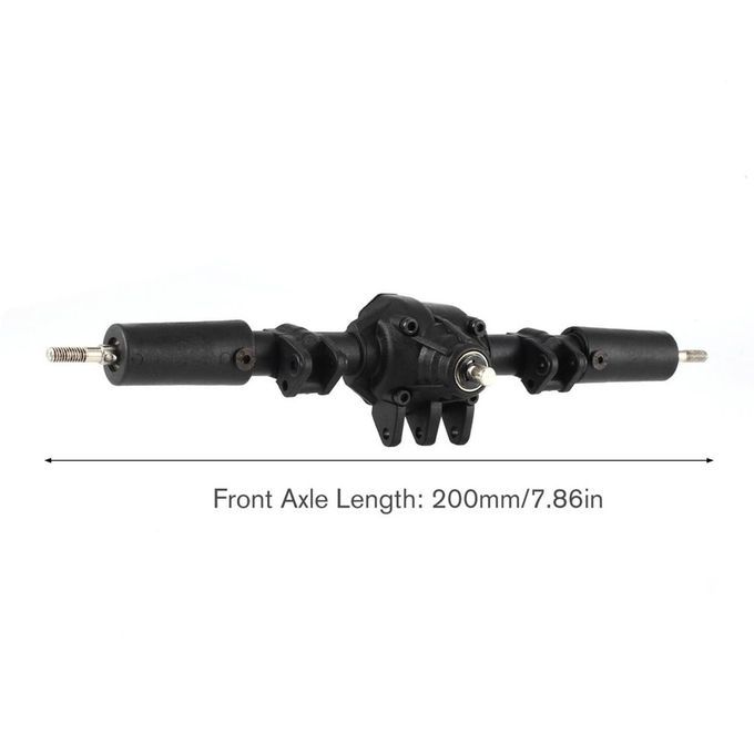 Durable Metel Front Rear Bridge Axle Shaft For Axial S X10 II 1/10  Ar-Black-AX-50007B