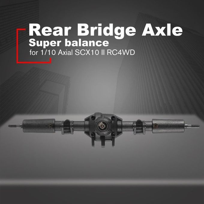 Durable Metel Front Rear Bridge Axle Shaft For Axial S X10 II 1/10  Ar-Black-AX-50007B