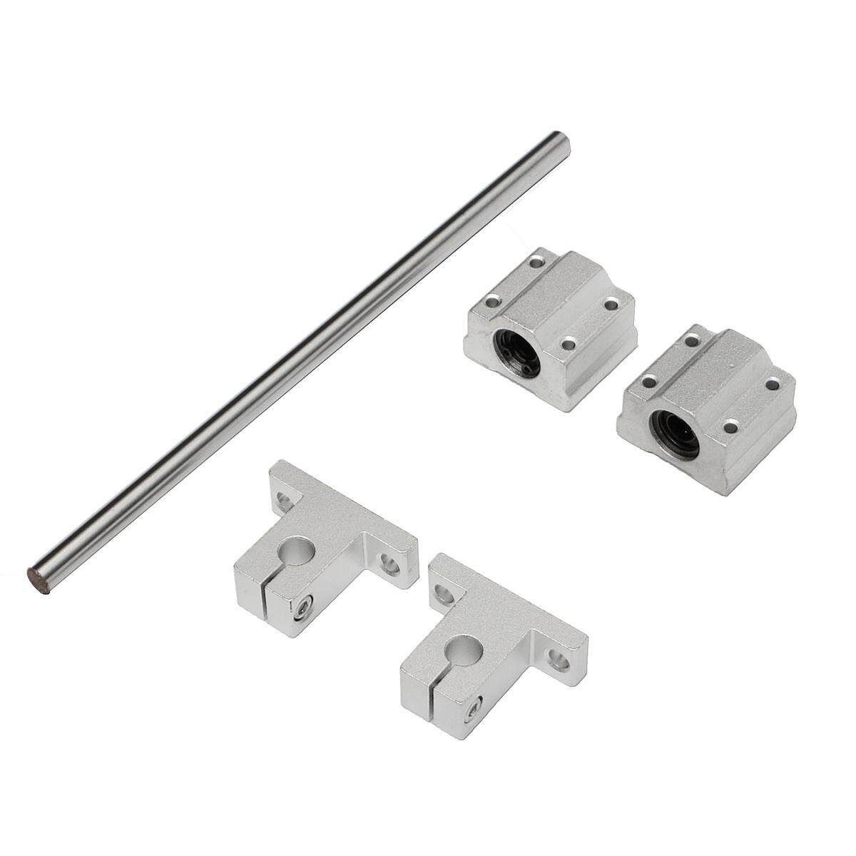 8MM Dia 20CM Shaft SCS8UU Optical Axis Linear Ball Bearing + Rail Guide
