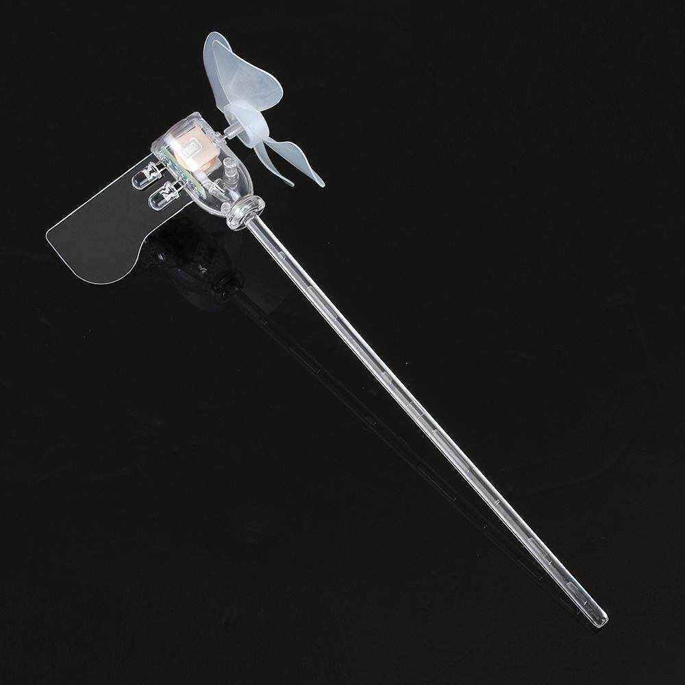 Vertical DIY Project Turbines LED Windmill Small Motor Wind Wind