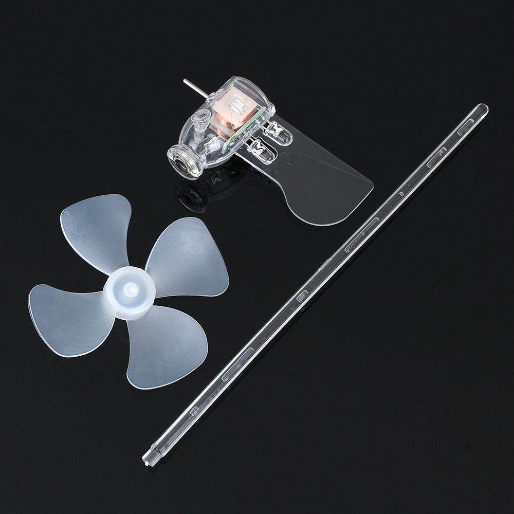 Vertical DIY Project Turbines LED Windmill Small Motor Wind Wind