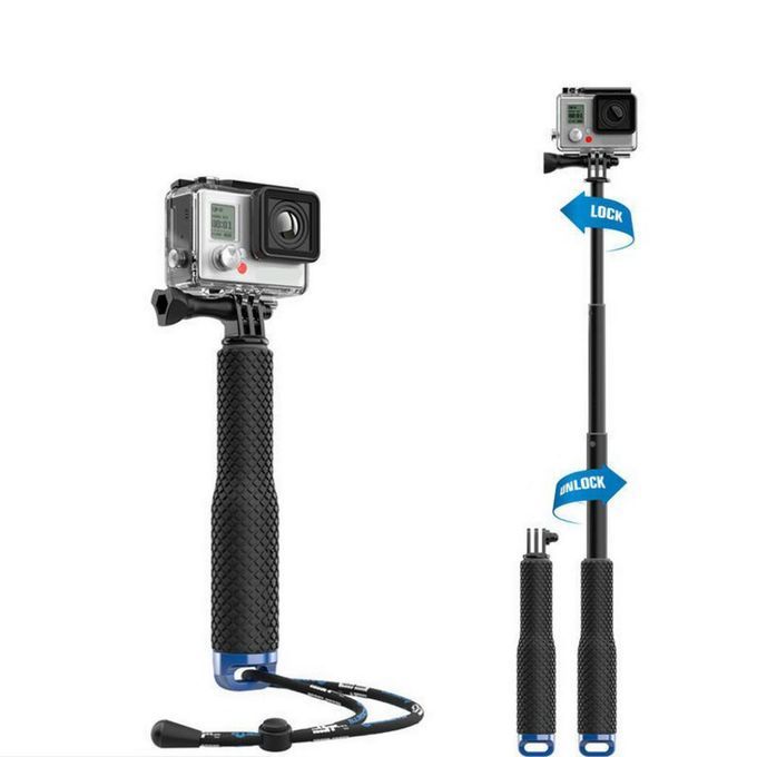 36 Inch Pole Telescoping Monopod With Remote Clip Typec Cable For