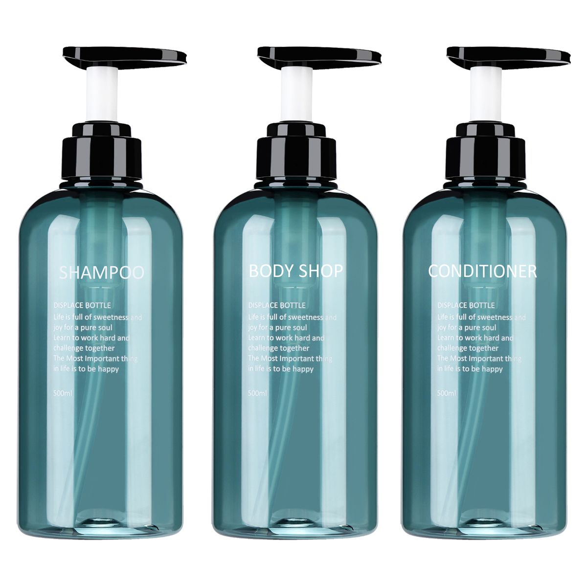 Large Capacity 300/500ML Press Lotion Dispenser Shampoo