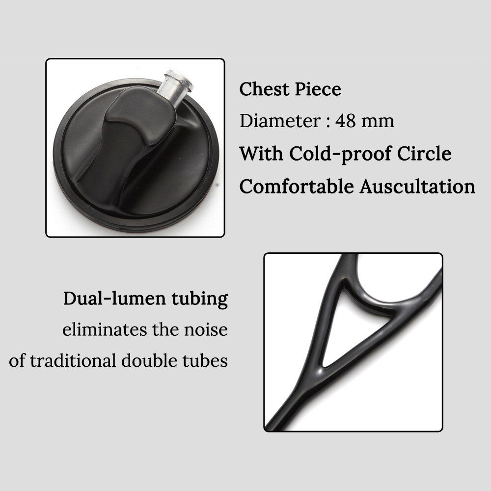 Dual Head Cardiology Stethoscope Medical Professional Stethoscope Doctor Medical Stethoscope Doctor Professional Medical Devices