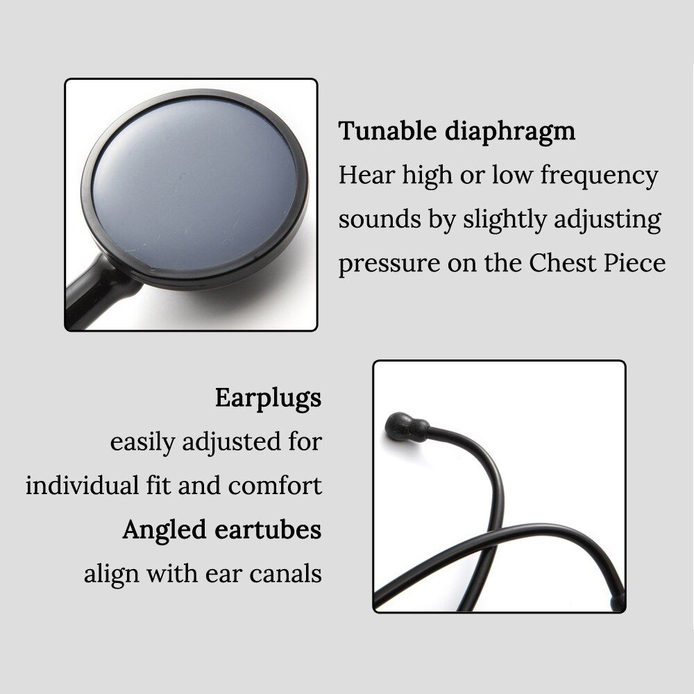 Dual Head Cardiology Stethoscope Medical Professional Stethoscope Doctor Medical Stethoscope Doctor Professional Medical Devices