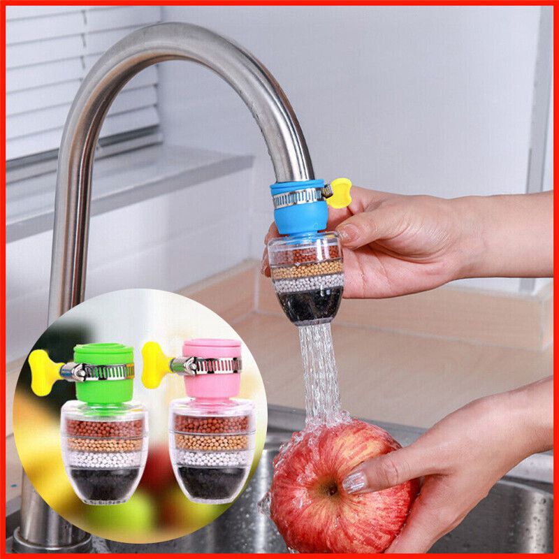 3PCS Universal Interface Upgrade Tap Purifier Water Filter Saving Faucet