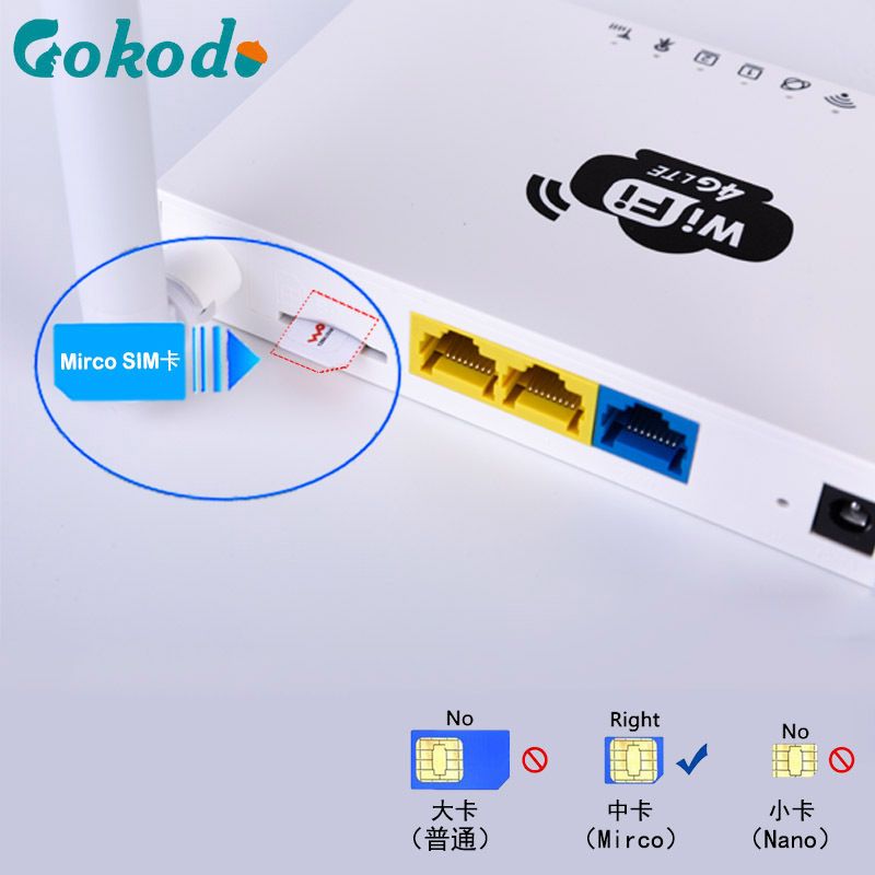 CP7 300Mbps 4G Home CPE Wireless Router WIFI Frequency Band