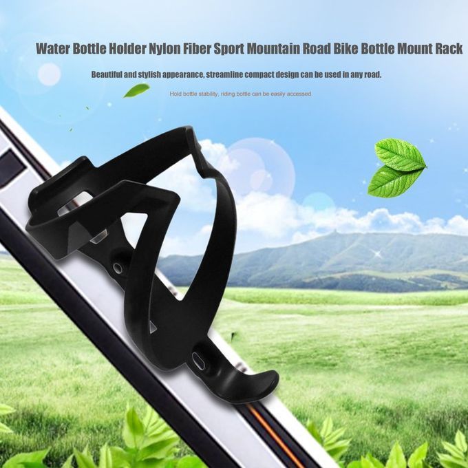 Water Bottle Holder Nylon Fiber Sport Mountain Road Bike Bottle Mount Rack Black