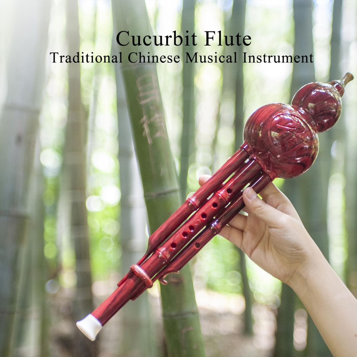C Key Hulusi With Carrying Case Professional Cucurbit Flute For Red