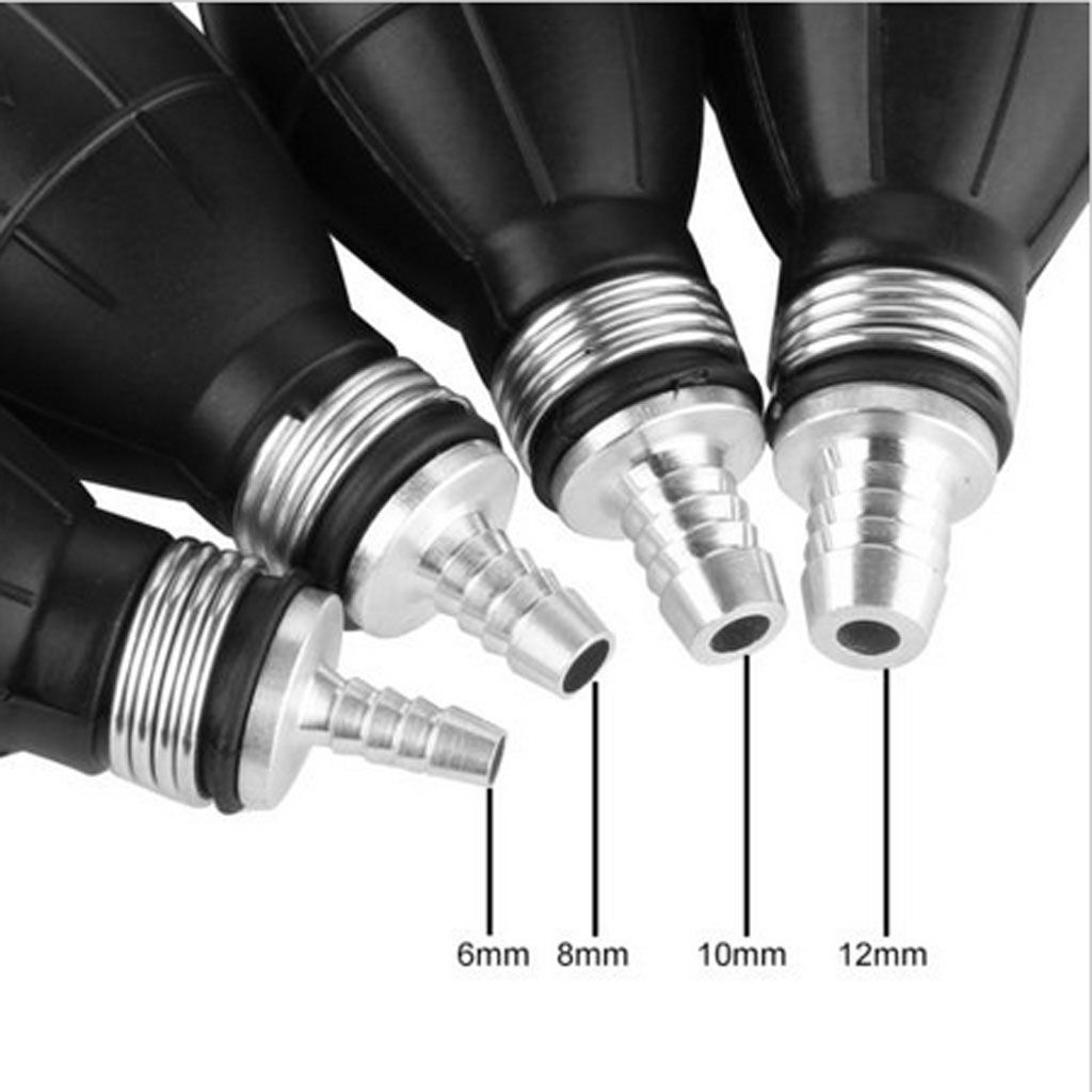 10mm Rubber Fuel Transfer Vacuum Fuel Line Hand  Pump Bulb Type