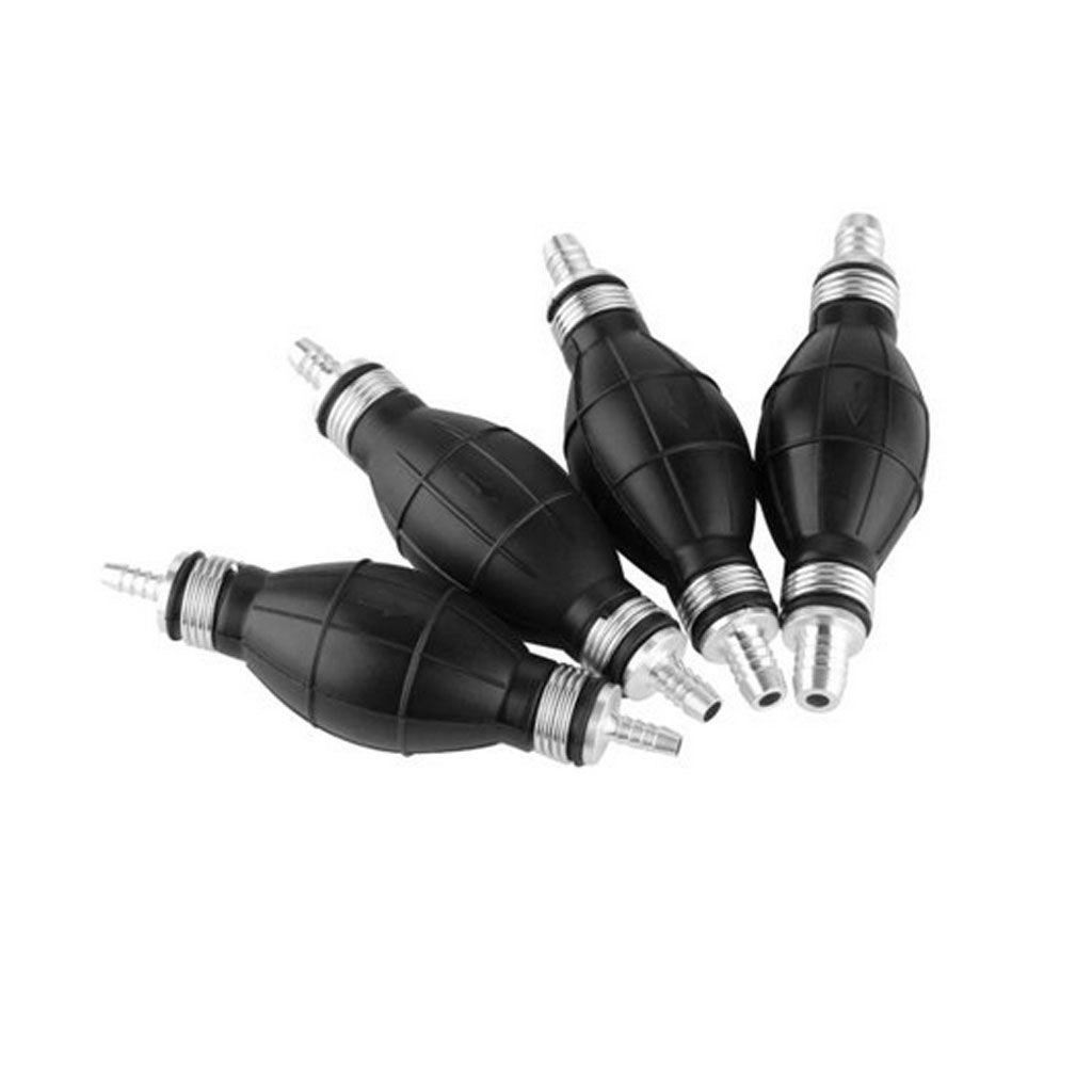 10mm Rubber Fuel Transfer Vacuum Fuel Line Hand  Pump Bulb Type