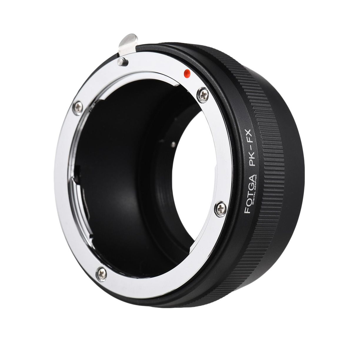 FOTGA Manual Lens Mount Adapter Ring Aluminum Alloy for Pentax K-Mount Lens to Fuji X-Pro1/X-Pro2/X-Pro3/X-E2/X-E3/X-A10/X-T1/X-T2/X-T3/X-T4/X-T10/X-T20/X-T30/X-T30II/X-T100/X-H1 X-Mount Mirrorless Camera