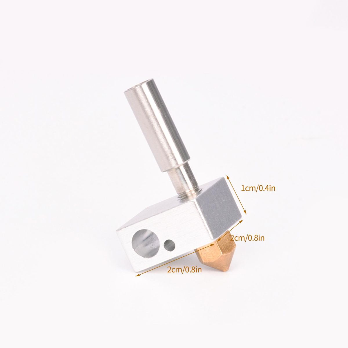 TRONXY 5pcs Hotend Extruder Kit 0.4mm Brass Nozzle Heater Block M6 Throat for 1.75mm Filament TRONXY X5SA/X5SAPRO/X5SA-400/X5SA-400PRO/X5SA-500/X5SA-500PRO/XY-2PRO 3D Printer
