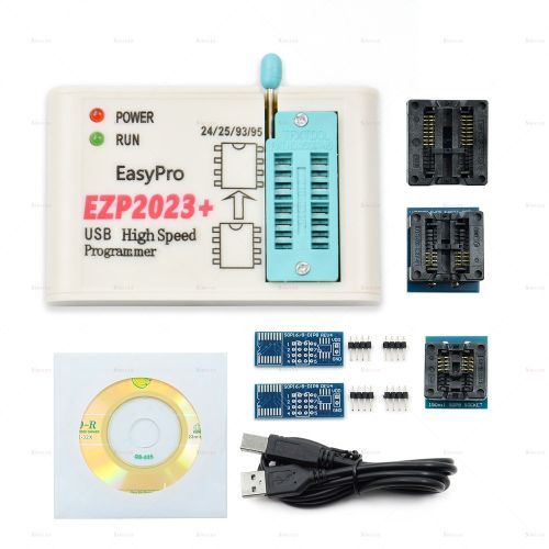 EZP2023 USB Flash  BIOS Programmer + 5 Adapter Support 24 25 93 95  Minipro For Win2000 XP Vista 7 8 10 IN