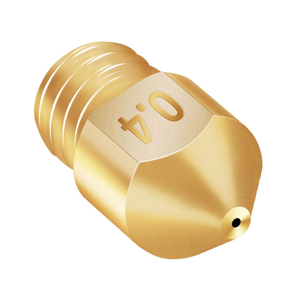 6PCS 3D Printer Brass Copper Extruder Nozzle MK8 0.4mm for Creality CR-6 SE 3D Printer 1.75mm Filament