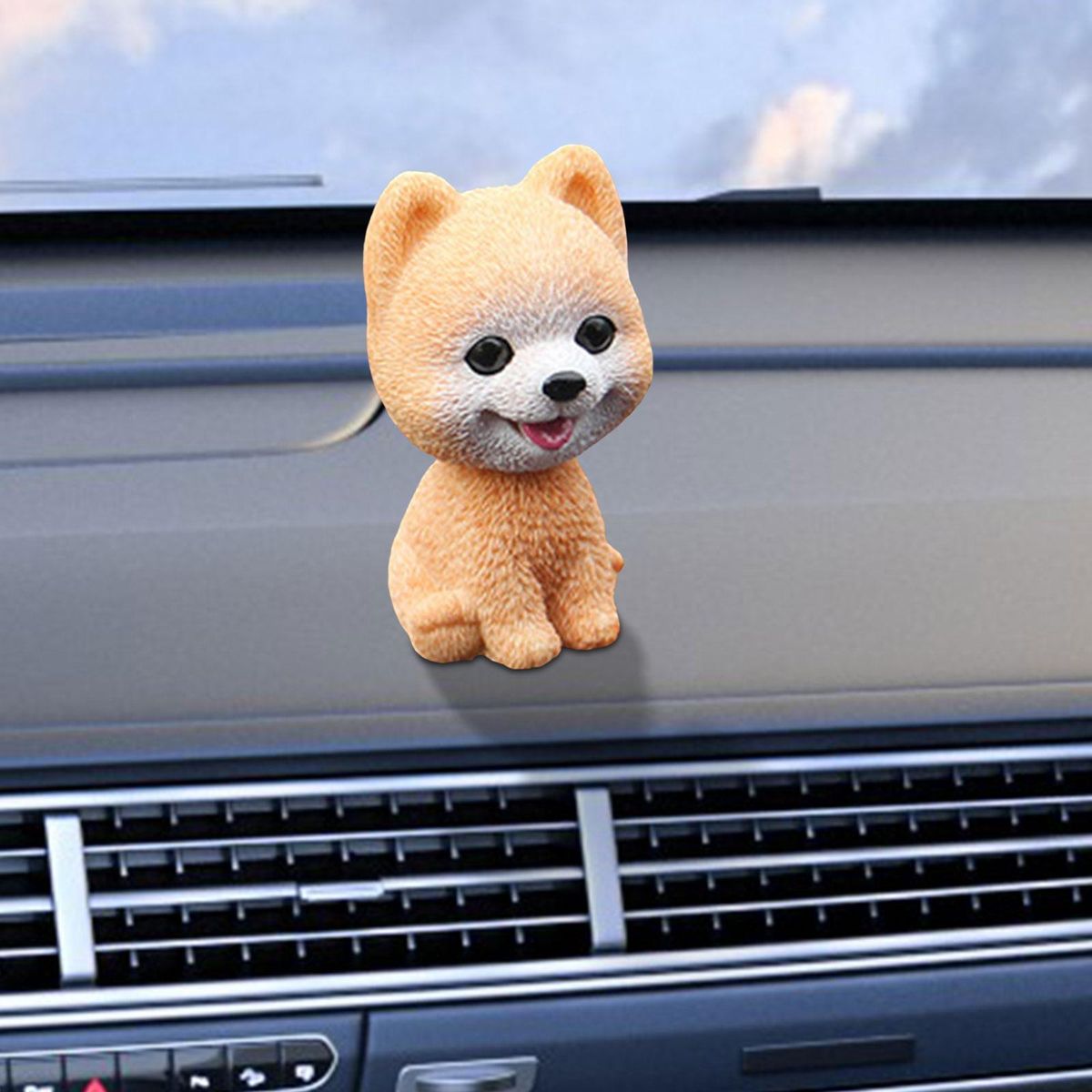 Dog Car Ornaments Office Ornament For Auto  B