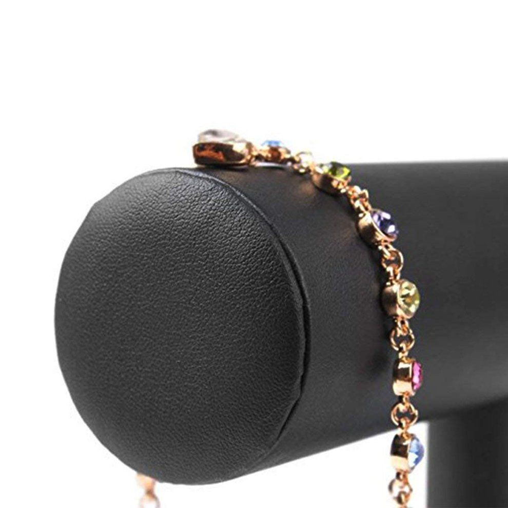 Single Layer Bra Elet Stand Bra Elet Display Stand Portable Jewelry Holder-Bla K