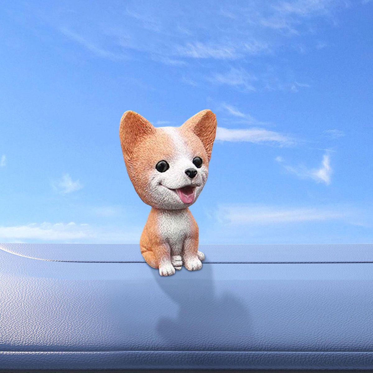 Dog Car Ornaments Office Ornament For Auto  D