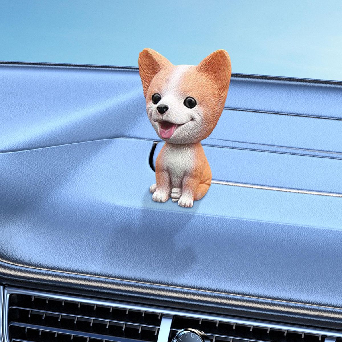 Dog Car Ornaments Office Ornament For Auto  D